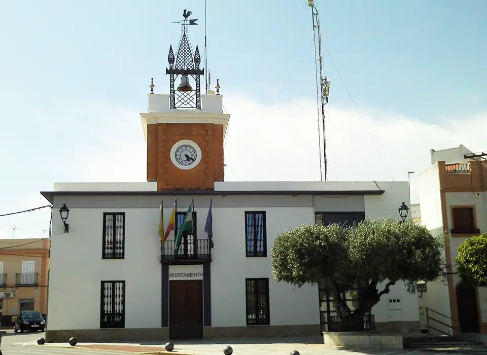 Ayuntamiento de Almensilla, provincia de Sevilla, Andalucía, España.