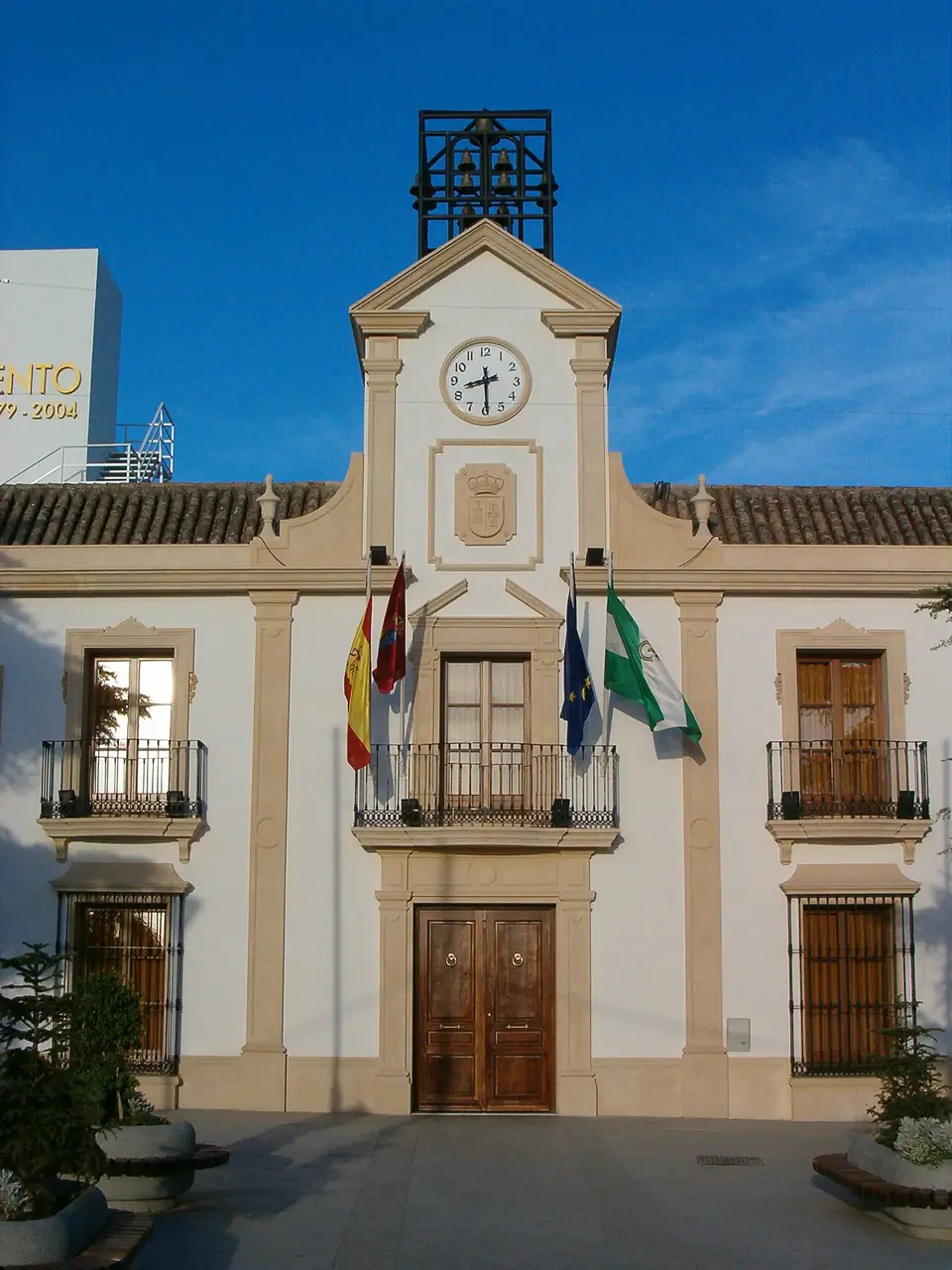 Ayuntamiento de Burguillos, provincia de Sevilla, España.
