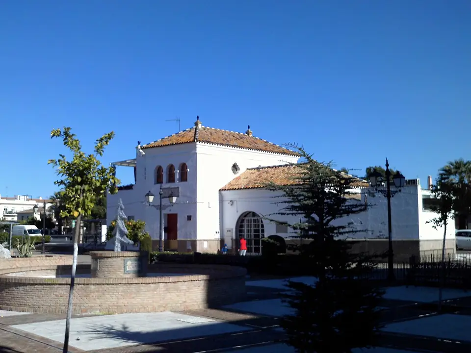 Antigua estación de tranvías. Gelves. Provincia de Sevilla, Andalucía, España.