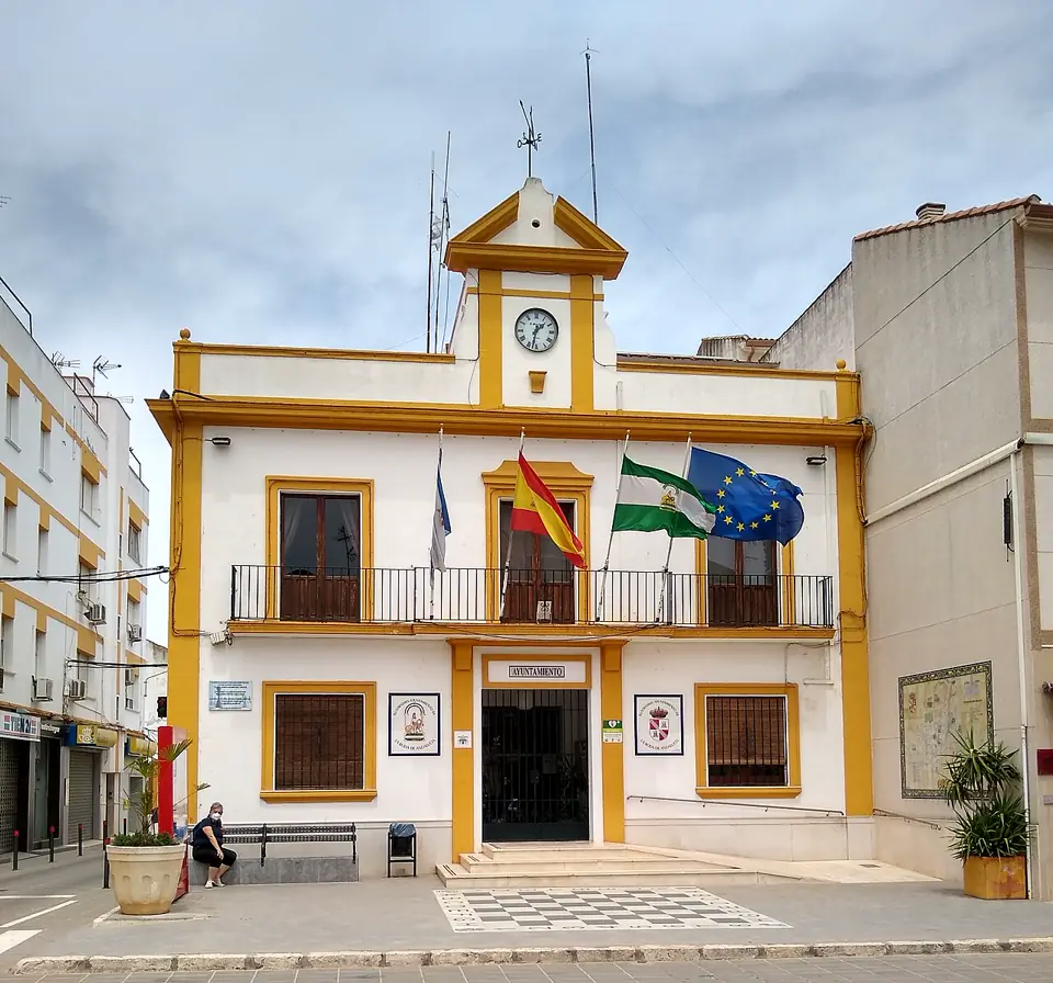 Ayuntamiento de La Roda de Andalucía, provincia de Sevilla, Andalucía, España.