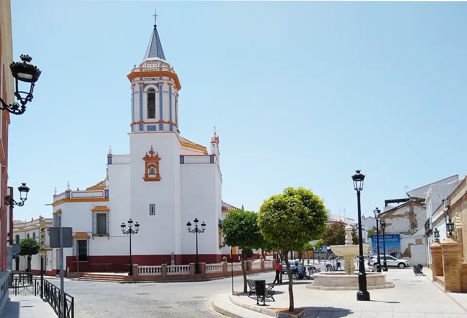 Iglesia de Santa María la Mayor. Pilas, provincia de Sevilla, Andalucía, España.